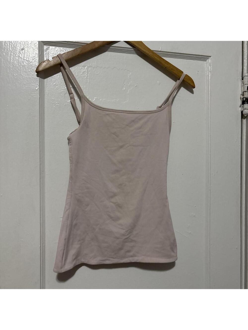 Aritzia Women's Pink and White Vests-tanks-cami